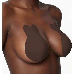 Lift & Stick Adhesive Stick On Bra Breast Lifts (Brown)