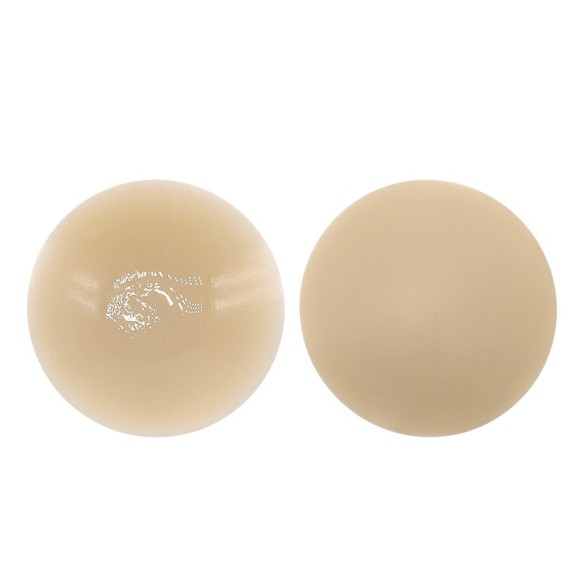 Premium Large Adhesive Silicone Nipple Covers (Tan)