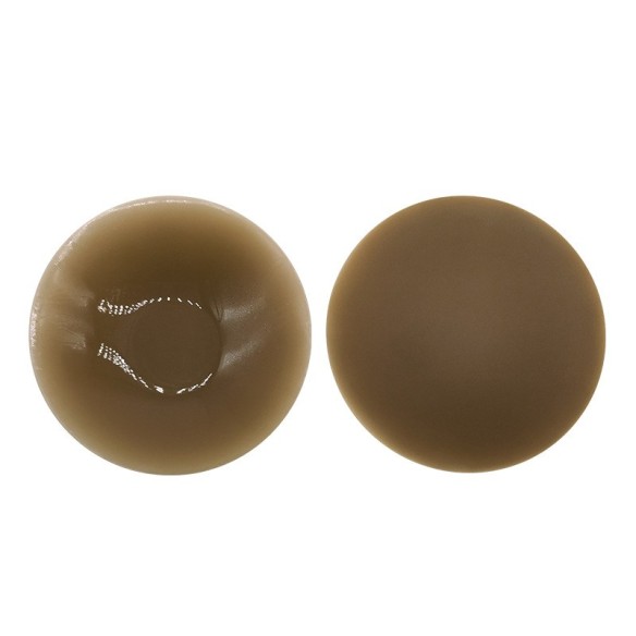Premium Silicone Adhesive Nipple Covers (Ebony Brown)