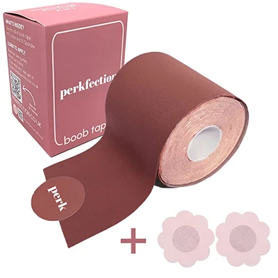 Perkfection Premium Boob Tape Kit in Almond Brown